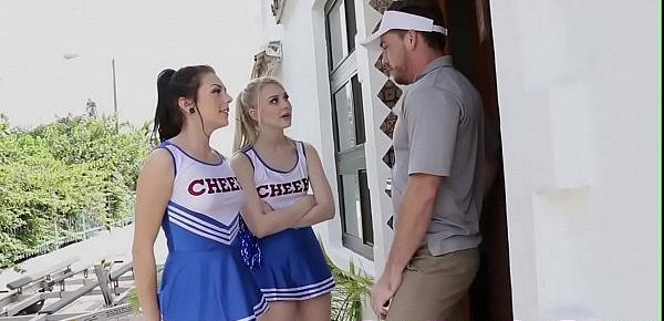  Plowed teen cheerleader